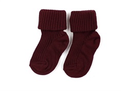 MP socks cotton wine red (2-pack)